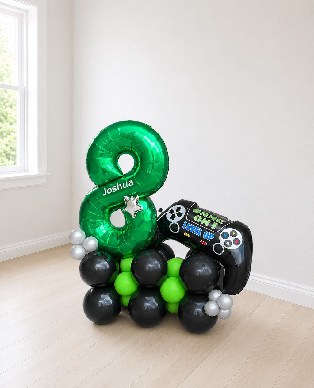 Gamer controller balloon stack with number Ottawa Gatineau delivery