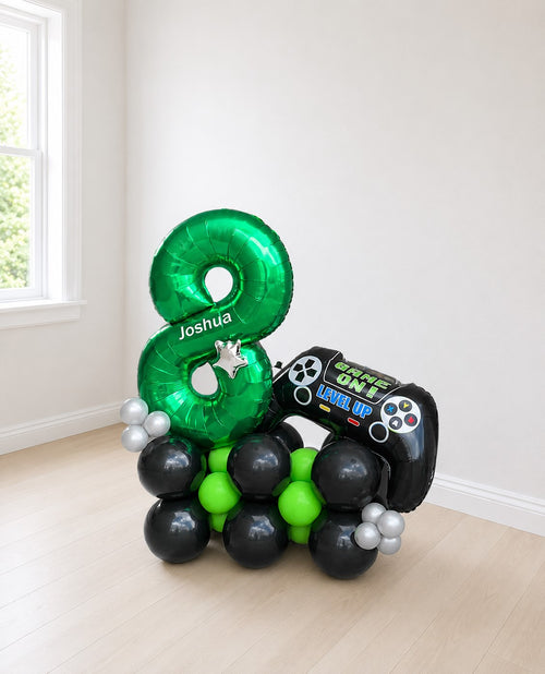 Gamer controller balloon stack with number Ottawa Gatineau delivery