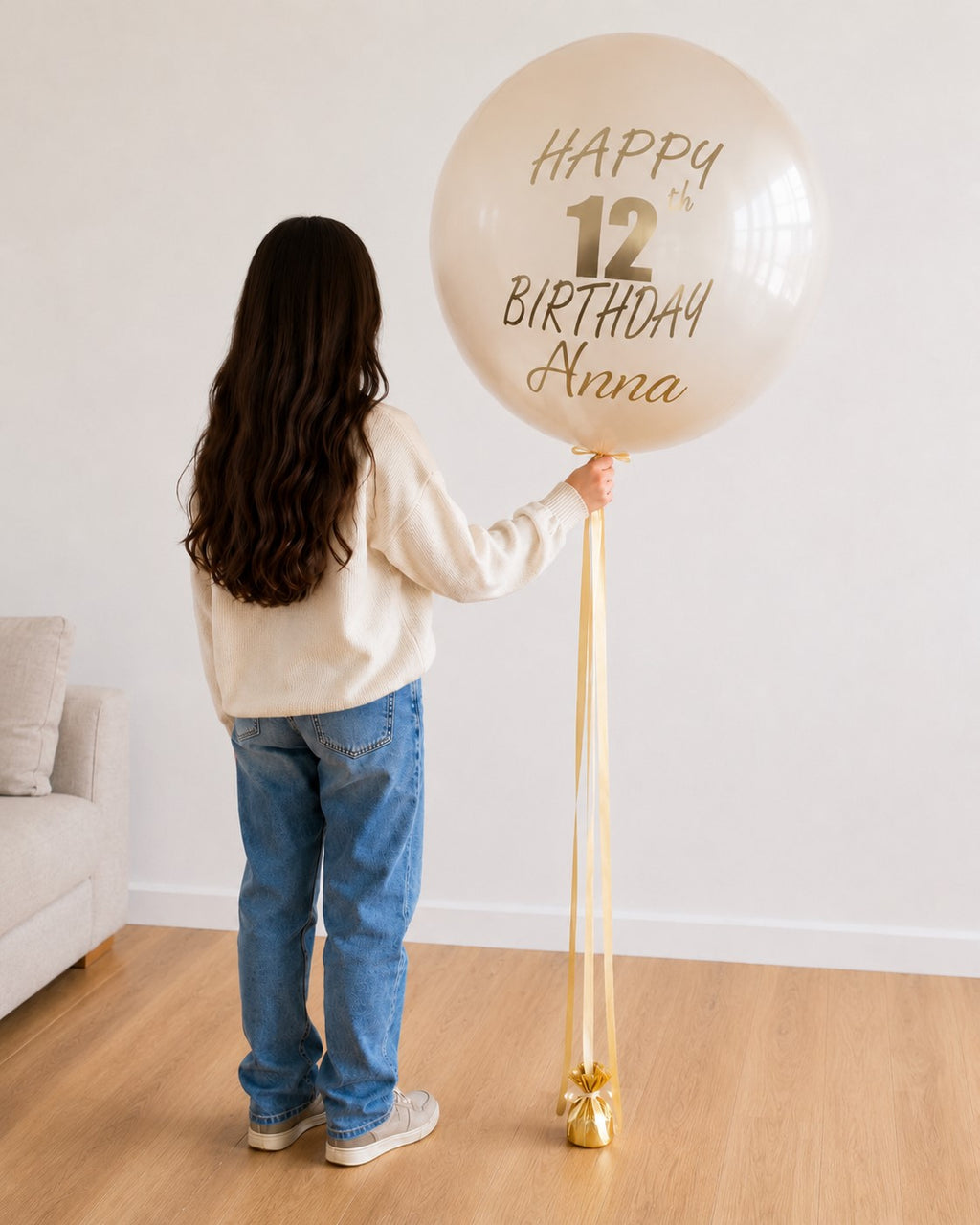 Bianca Gold - Helium Jumbo Birthday